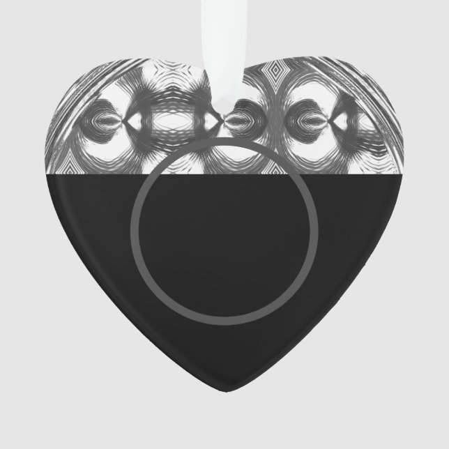 Modern Elegant Script Photo Gifts Arch Ornament (Front)