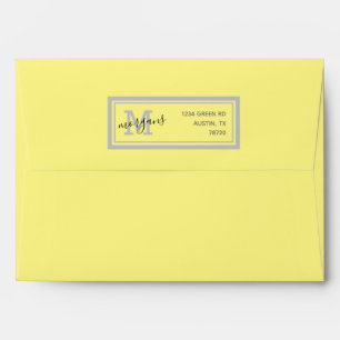 Modern Elegant Script Pre-Addressed Envelope