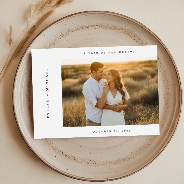 Modern Elegant Script QR Code Photo Wedding Invitation (Creator Uploaded)