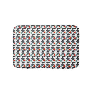 Modern elegant Shower Curtain Bath Mat