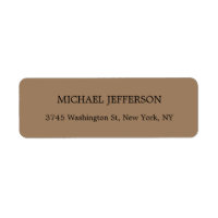 Modern Elegant Simple Brown