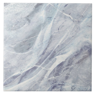 Modern Elegant Simple Classy Marble Chic Blue Grey Ceramic Tile