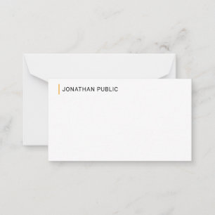 Modern Elegant Simple Design Template Personalised