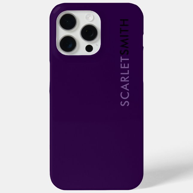 Modern elegant simple minimalist  Case-Mate iPhone case (Back)