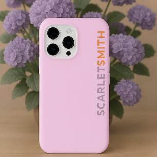 Modern elegant simple minimalist iPhone 15 pro case
