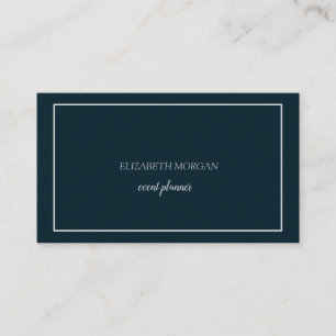Modern Elegant Simple Minimalist Frame Business Card
