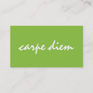 Modern elegant simple motivational inspirational business card