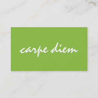 Modern elegant simple motivational inspirational business card