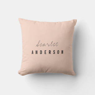 Modern elegant simple pastel  cushion
