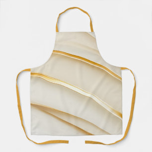 Modern Elegant Soft Cream Simple Apron