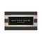 Modern Elegant Striped Trendy Black Gold Foil