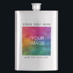 Modern Elegant Template Best Photo Picture Logo Hip Flask<br><div class="desc">Custom Your Image Photo Picture Or Business Company Corporate Here Elegant Modern Trendy Template Classic Flask.</div>