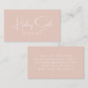Modern Elegant Terracotta Professional Business Business Card