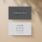 Modern Elegant Texture Grey Monogram Consultant
