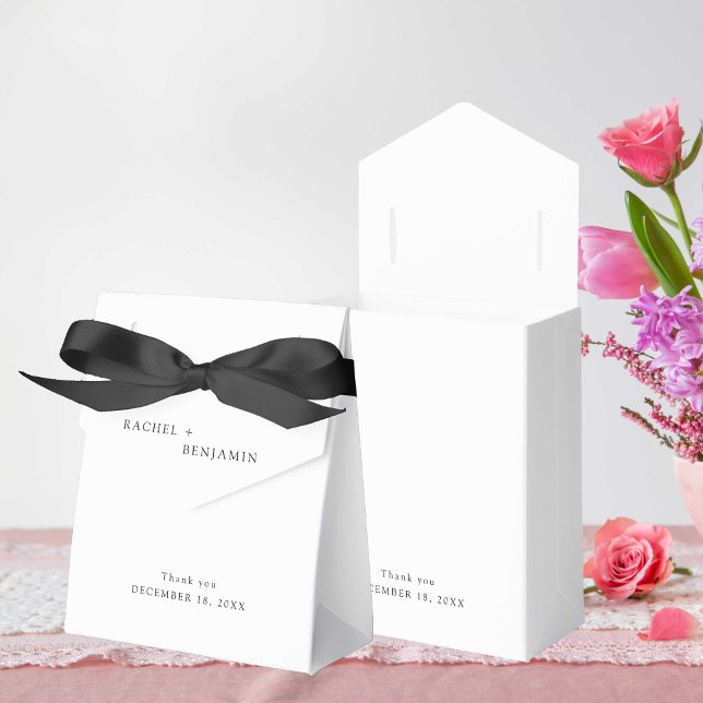 Modern Elegant Timeless Minimalist Classic Formal  Favour Box (Creator Uploaded)