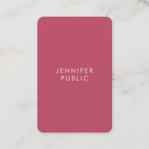 Modern Elegant Trend Colours Premium Pearl Finish Business Card