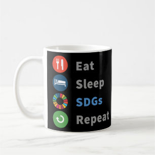 Modern Elegant Trendy Gifts Sustainability 2030 Coffee Mug