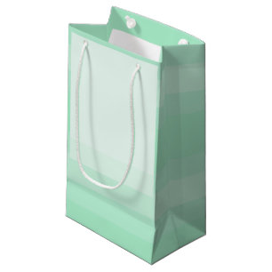 Modern Elegant Trendy Template Mint Green Colour Small Gift Bag