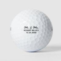 Modern Elegant Typography Mr & Mrs Wedding Favour