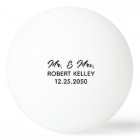 Modern Elegant Typography Mr & Mrs Wedding Favour