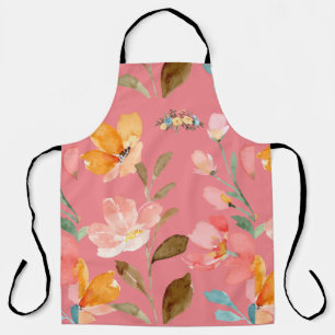  Modern Elegant  Watercolor  All-Over Print Apron