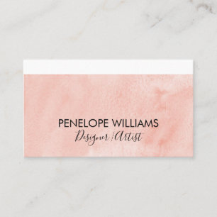 Modern Elegant Watercolor Business Card
