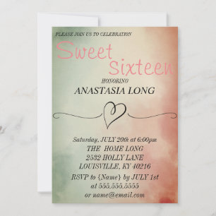 Modern, Elegant Watercolor Save The Date
