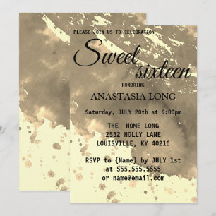 Modern, Elegant WaterColor Save The Date