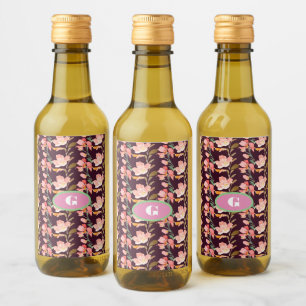 Modern Elegant Watercolor Wine Label