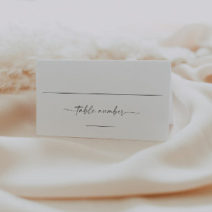 Modern Elegant Wedding Place Card