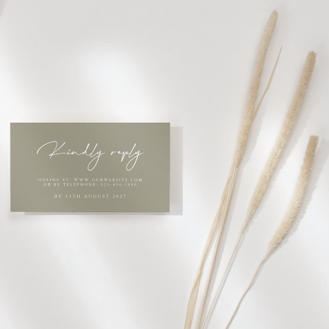 Modern Elegant Wedding RSVP Cards (Creator Uploaded)