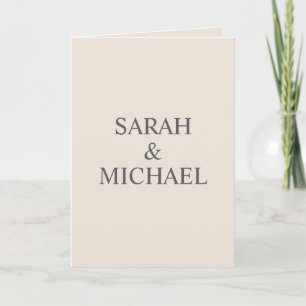 Modern Elegant Wedding Suite Invitation