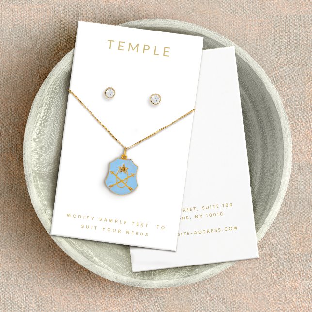 Modern Elegant White Earring Necklace Display  (Creator Uploaded)