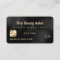 Modern Elegant White Silk Credit Gift Card