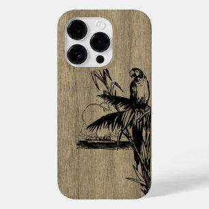Modern elegant wood personalised - wooden Case-Mate iPhone 14 pro case