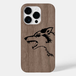 Modern elegant wood personalised - wooden Case-Mate iPhone 14 pro case