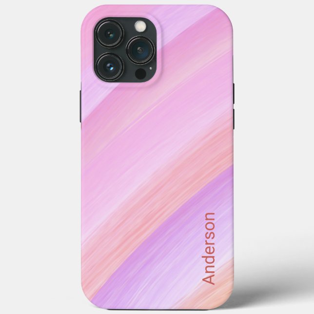 Modern Eligant Retro Line Monogram Case-Mate iPhone Case (Back)