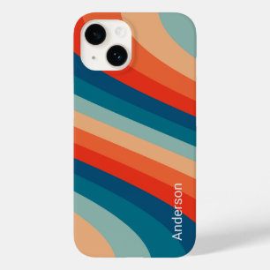Modern Eligant Retro Line Monogram Case-Mate iPhone 14 Case