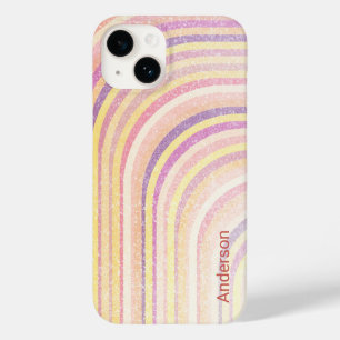 Modern Eligant Retro Line Monogram Case-Mate iPhone 14 Case
