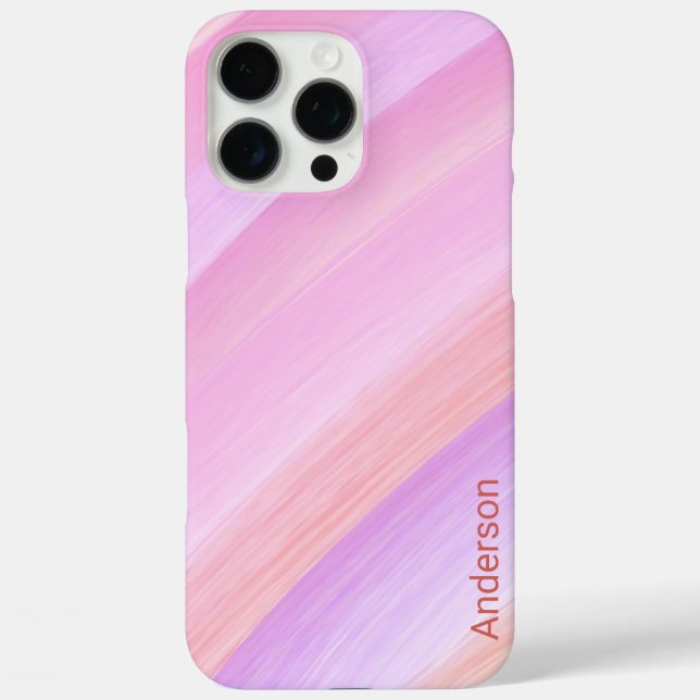 Modern Eligant Retro Line Monogram Case-Mate iPhone Case (Back)