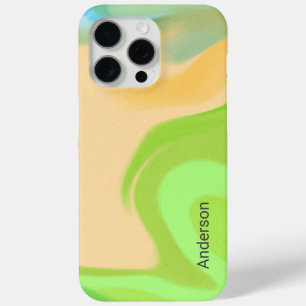 Modern Eligant Retro Line Monogram iPhone 15 Pro Max Case
