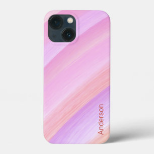 Modern Eligant Retro Line Monogram iPhone 13 Mini Case