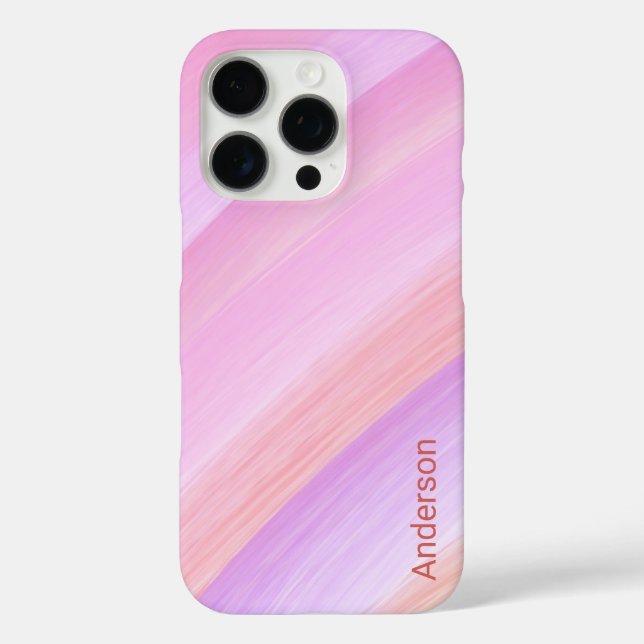 Modern Eligant Retro Line Monogram Case-Mate iPhone Case (Back)