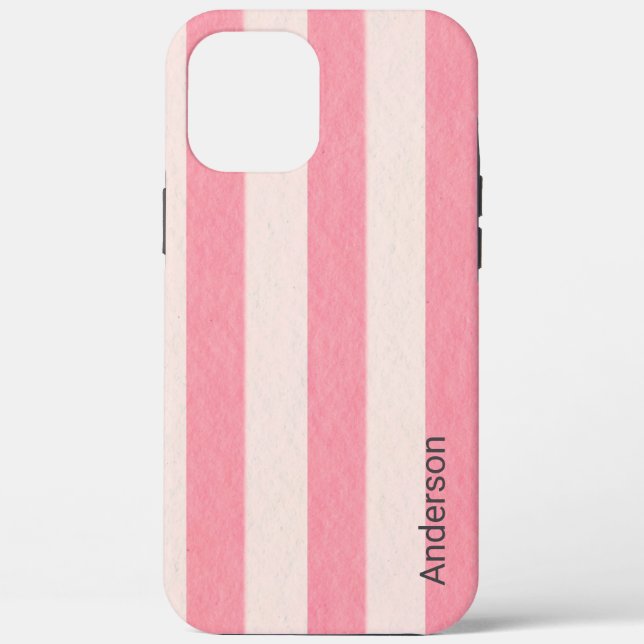 Modern Eligant Retro Line Monogram Case-Mate iPhone Case (Back)