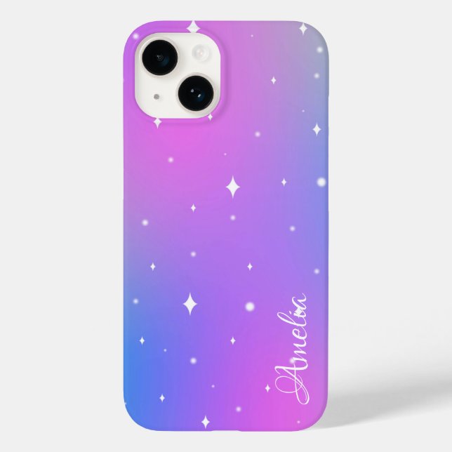 Modern Eligant Retro Line Monogram Case-Mate iPhone Case (Back)