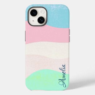 Modern Eligant Retro Line Monogram Case-Mate iPhone 14 Case