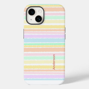 Modern Eligant Retro Line Monogram iPhone 14 Case
