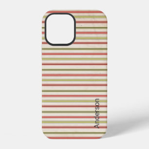 Modern Eligant Retro Line Monogram iPhone 12 Case