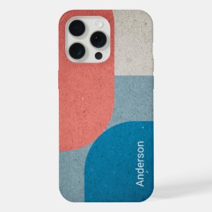 Modern Eligant Retro Line Monogram iPhone 15 Pro Max Case