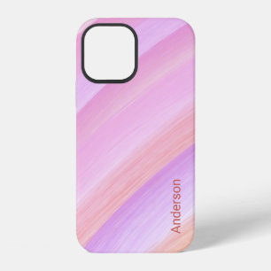 Modern Eligant Retro Line Monogram iPhone 12 Case